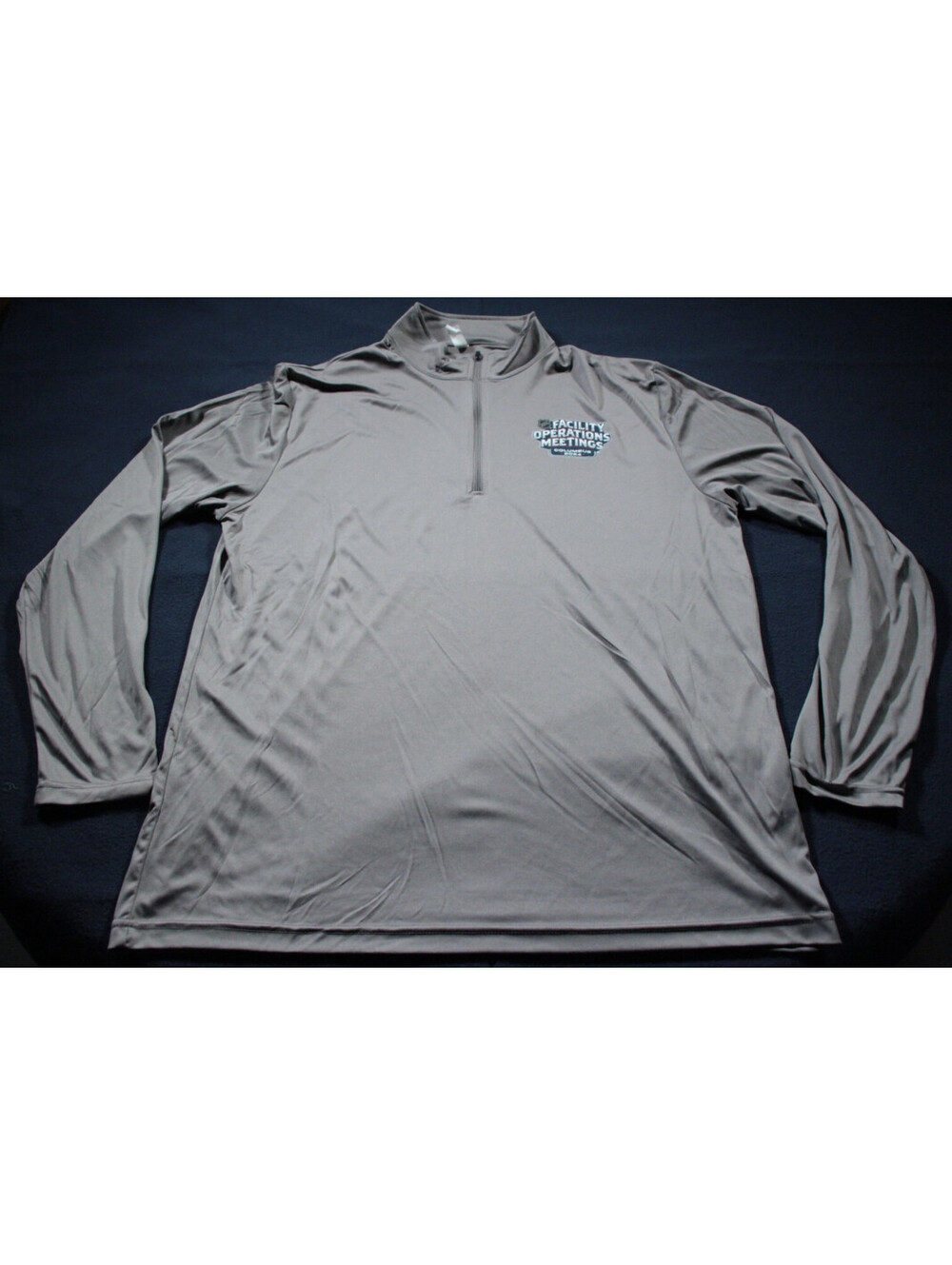 NHL Facility Operations Meeting 2024 Quarter Zip Shirt Columbus Ohio XL